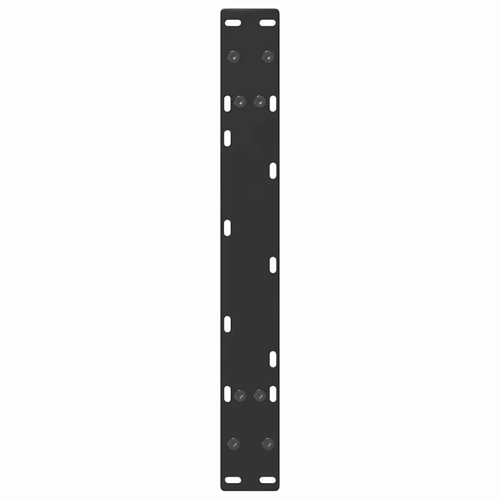 2 db fekete, A-alakú acél dohányzóasztal láb 60 x (30-31) cm