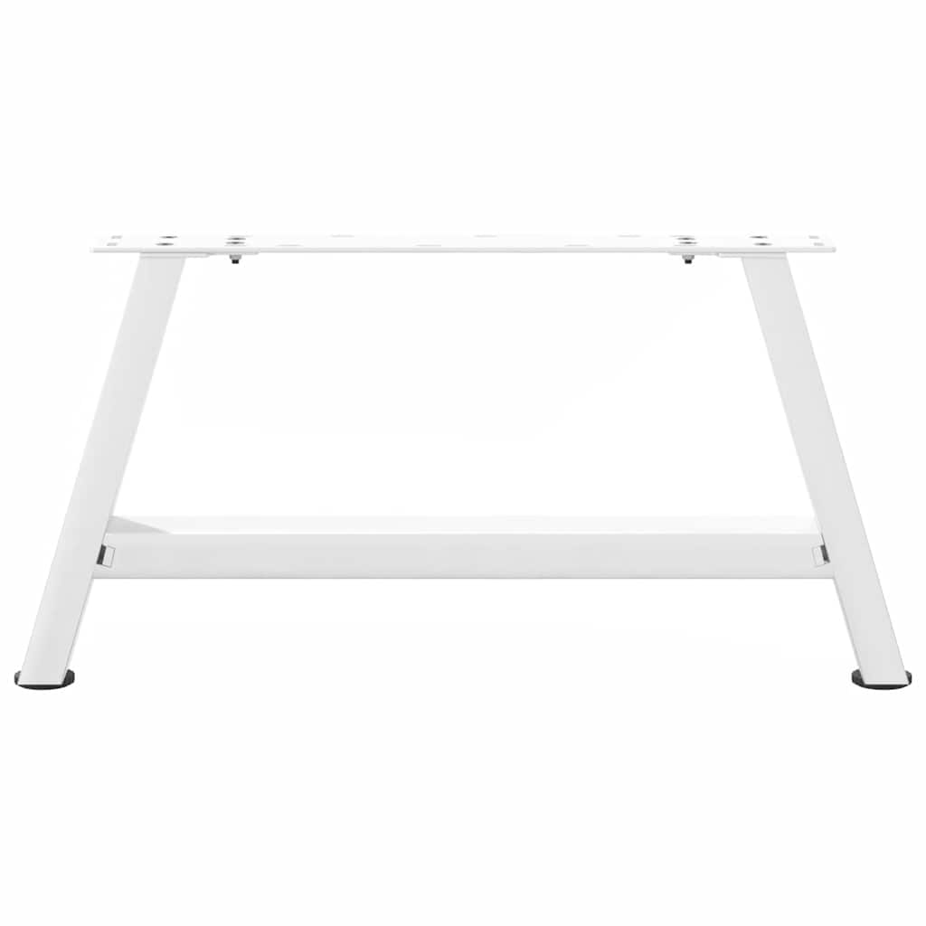 2 db A-alakú fehér dohányzóasztal láb 60 x (30-31) cm acél