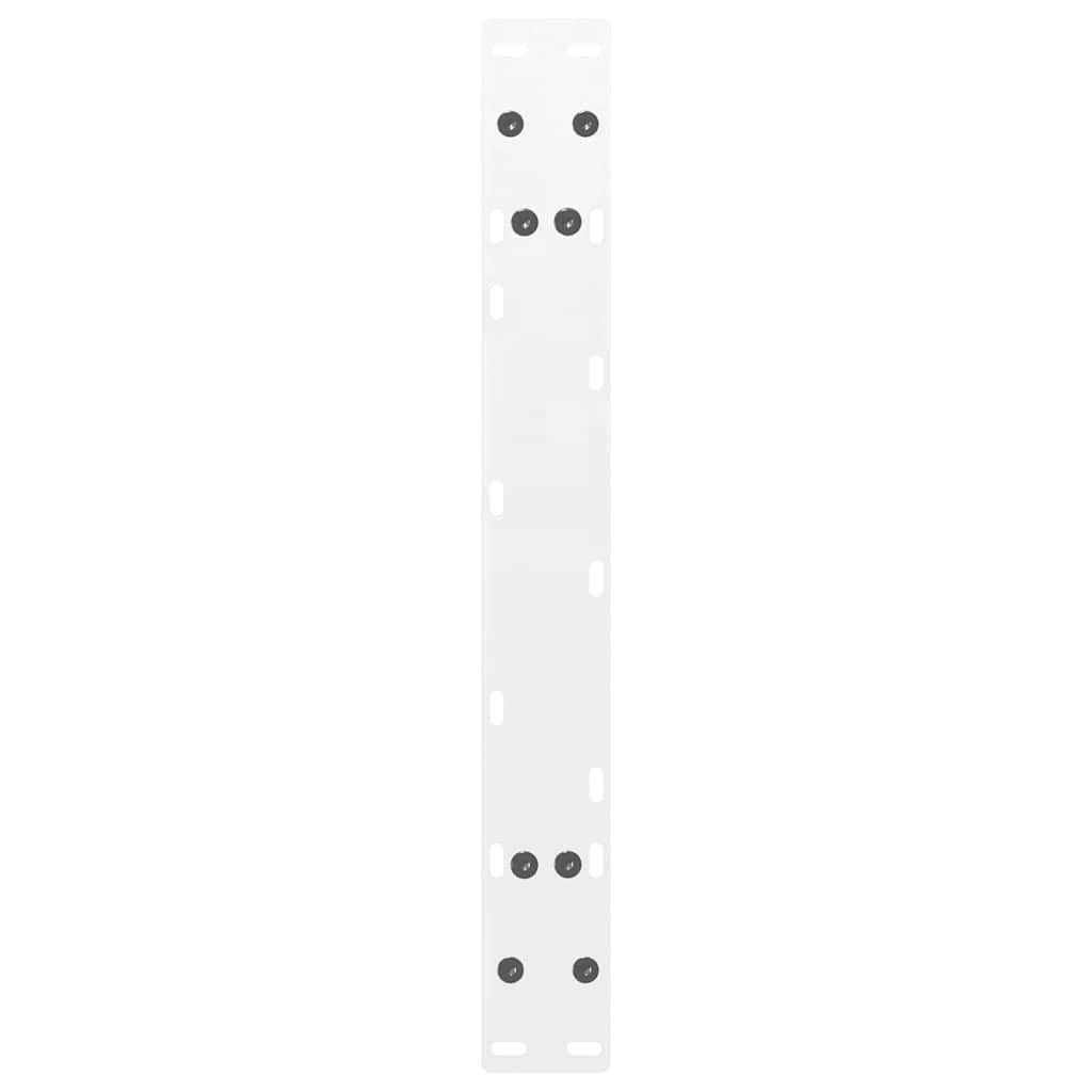 2 db A-alakú fehér dohányzóasztal láb 60 x (30-31) cm acél
