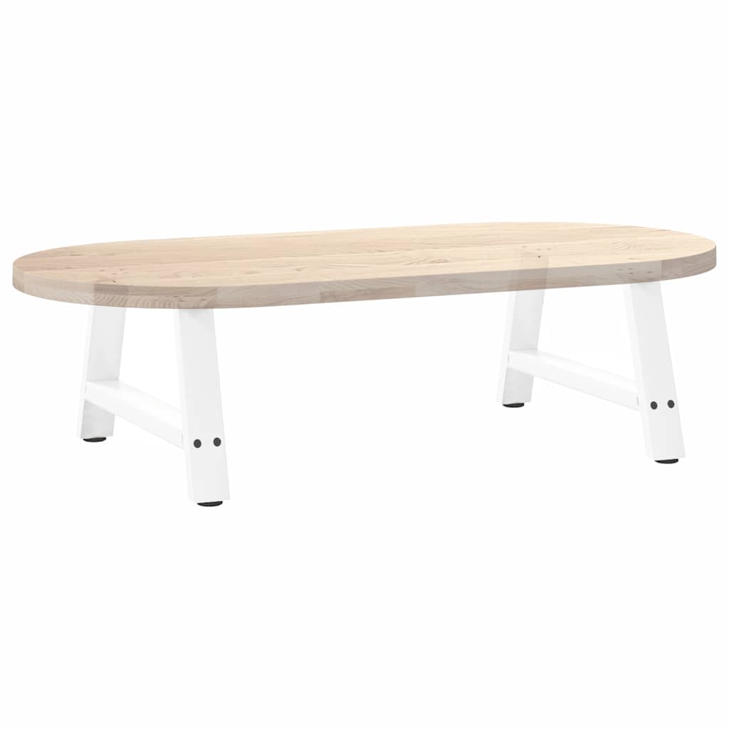 2 db A-alakú fehér dohányzóasztal láb 60 x (30-31) cm acél