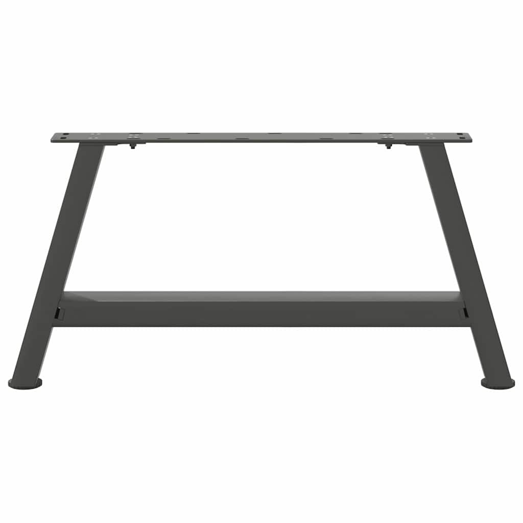 2 db antracitszürke A-alakú acél dohányzóasztal láb 60 x (30-31) cm