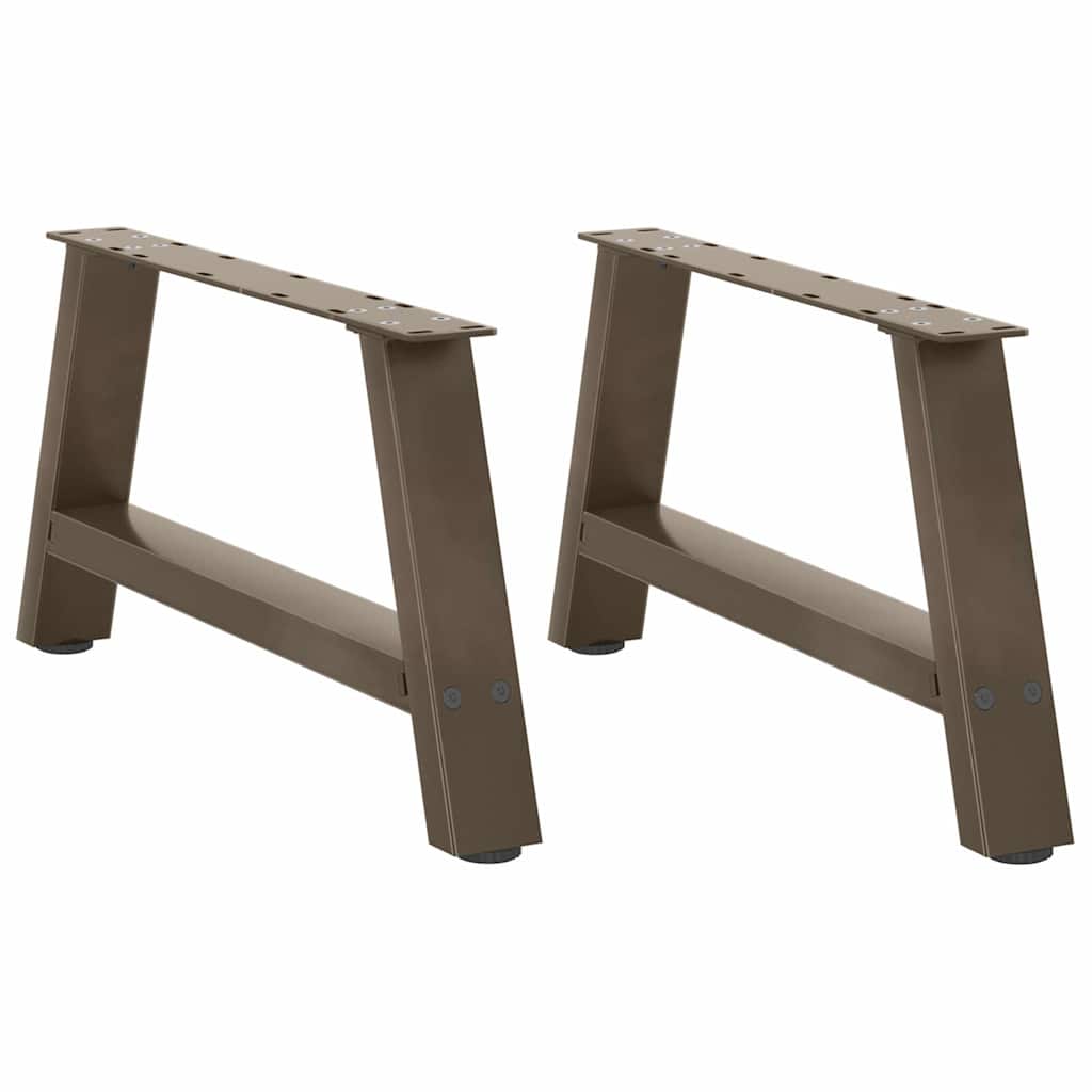 2 db A-alakú dohányzóasztal láb 60x(30-31) cm acél