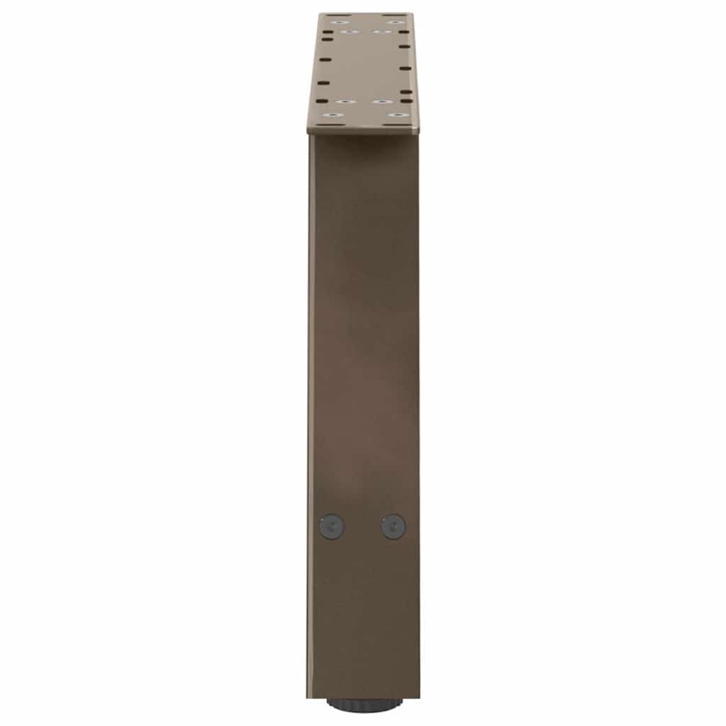 2 db A-alakú dohányzóasztal láb 60x(30-31) cm acél