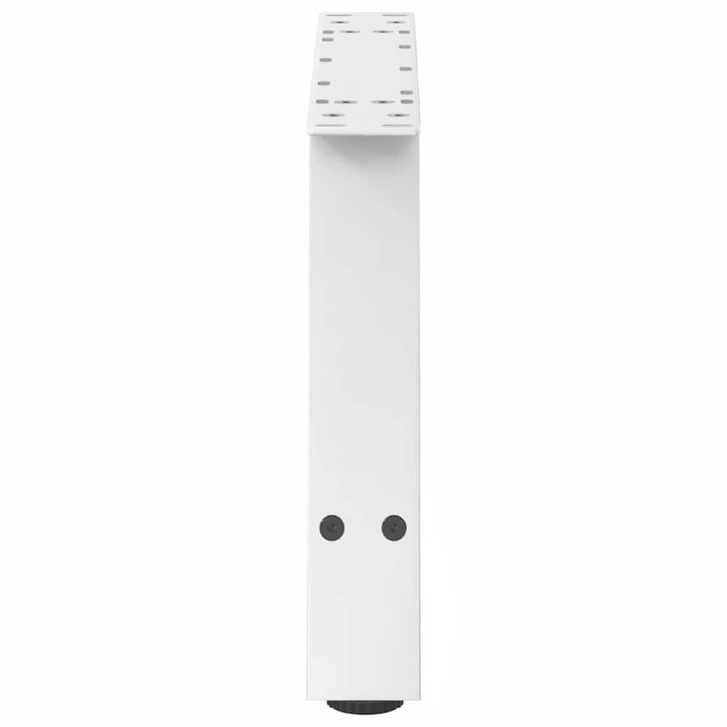 2 db A-alakú fehér dohányzóasztal láb 70 x (30-31) cm acél