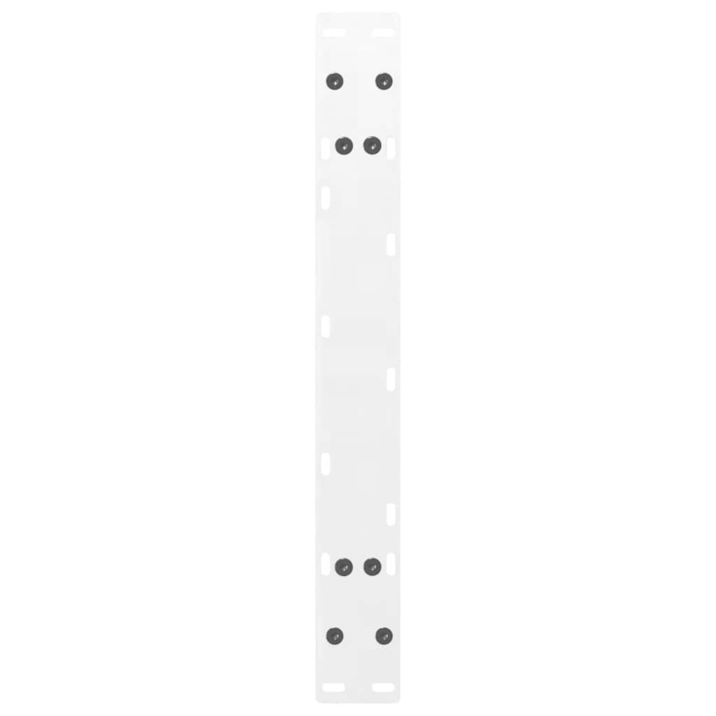 2 db A-alakú fehér dohányzóasztal láb 70 x (30-31) cm acél