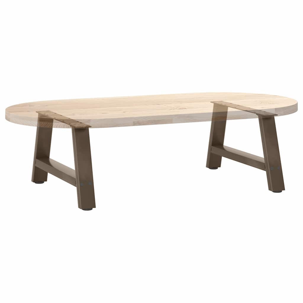 2 db A-alakú dohányzóasztal láb 70 x (30-31) cm acél