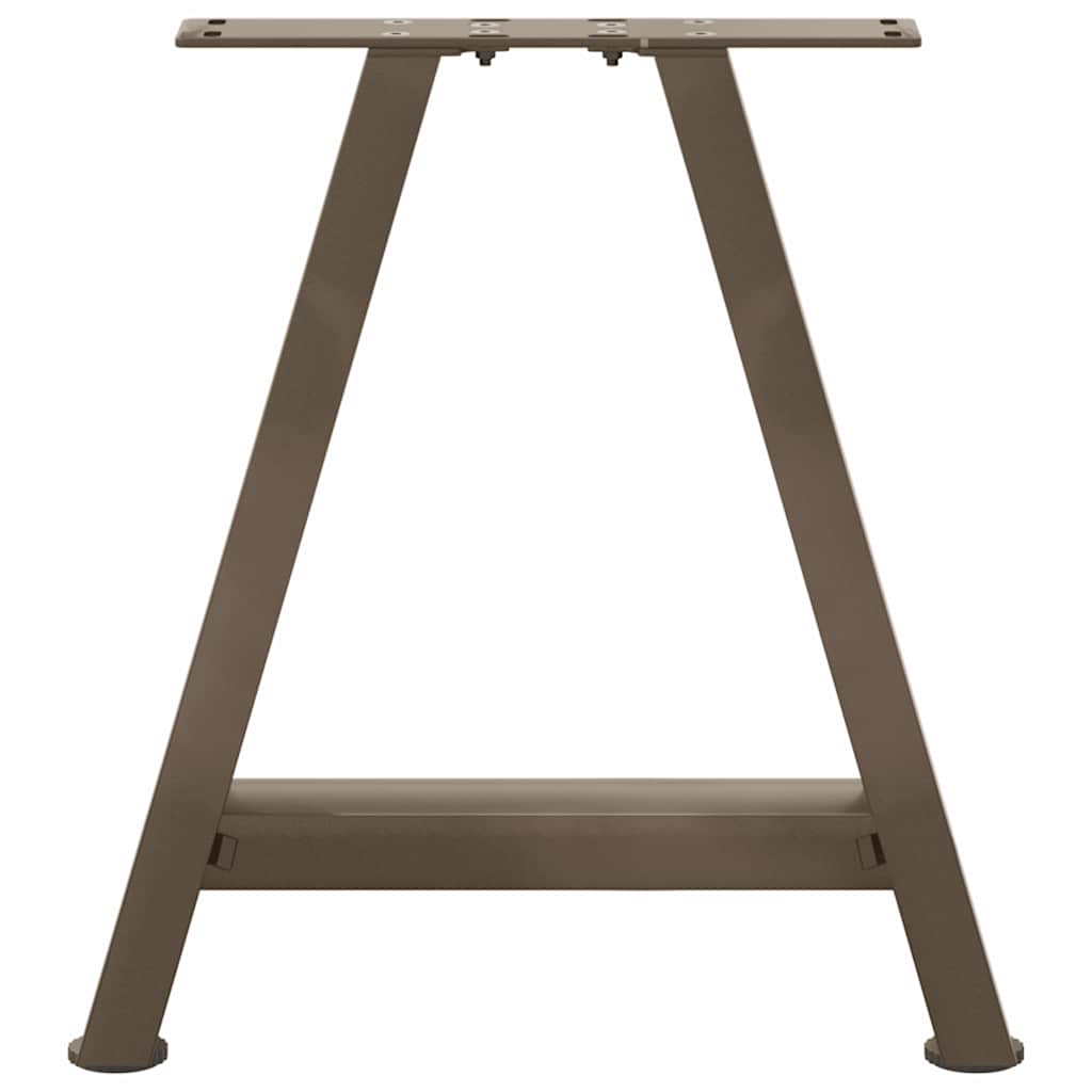 2 db A-alakú dohányzóasztal láb 38x(42-43) cm acél