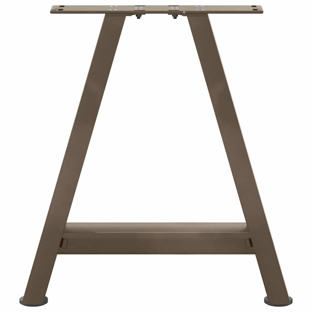 2 db A-alakú dohányzóasztal láb 50x(42-43) cm acél dohányzóasztal láb