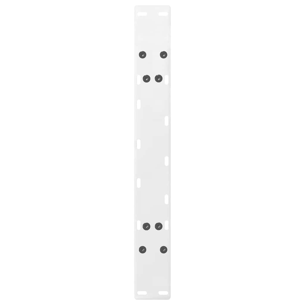 2 db A-alakú dohányzóasztal láb fehér 60 x (42-43) cm acél dohányzóasztal láb