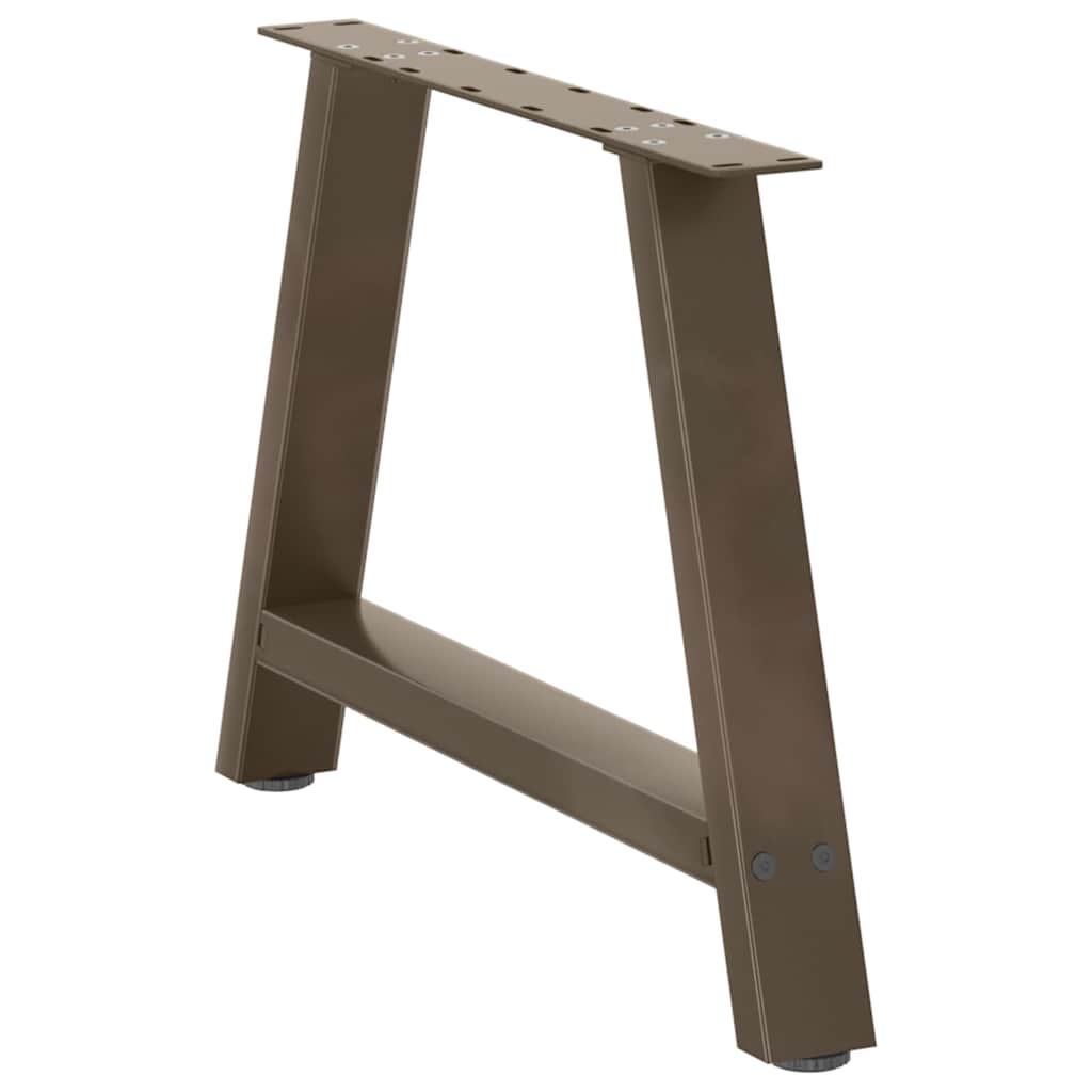 2 db A-alakú dohányzóasztal láb 60 x (42-43) cm acél