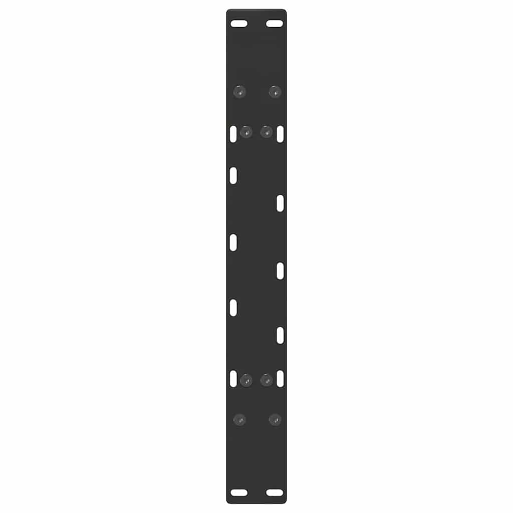 2 db A-alakú fekete dohányzóasztal láb 70 x (42-43) cm acél