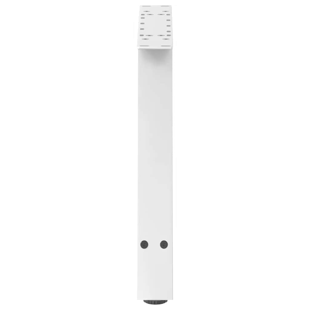 2 db A-alakú dohányzóasztal láb fehér 70 x (42-43) cm acél dohányzóasztal láb