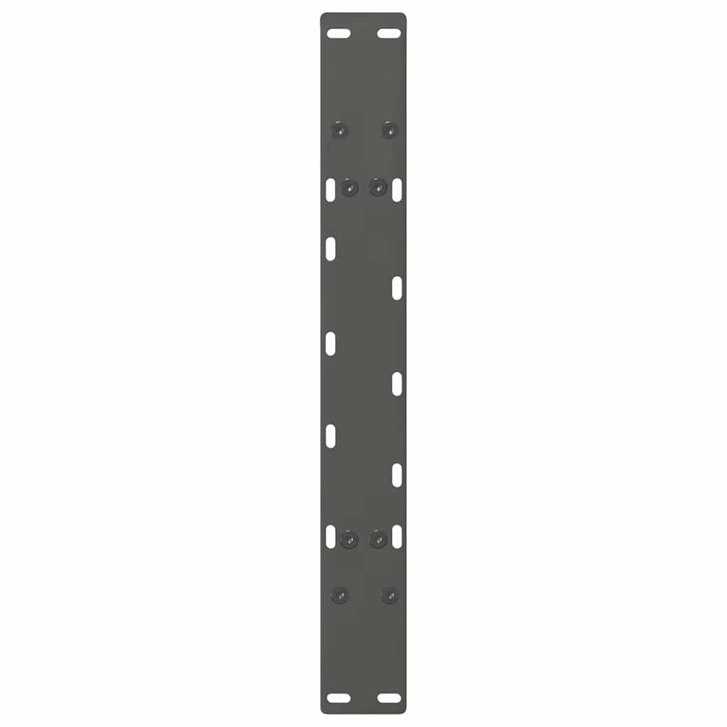 2 db antracitszürke A-alakú acél dohányzóasztal láb 70 x (42-43) cm