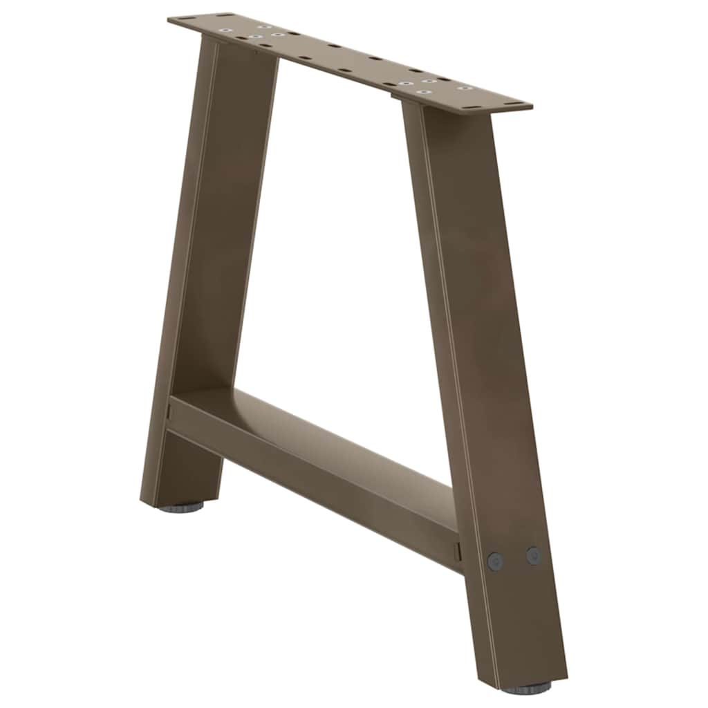 2 db A-alakú dohányzóasztal láb 70 x (42-43) cm acél