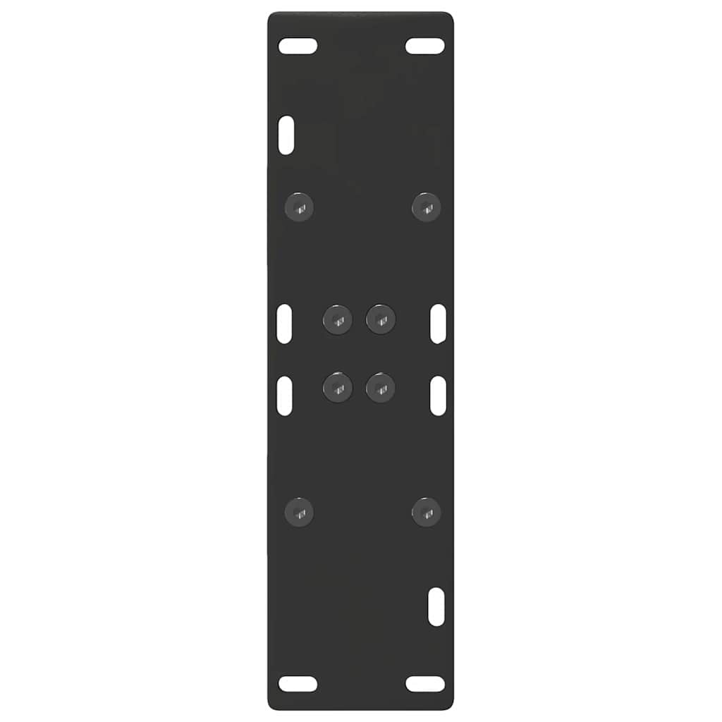 2 db fekete A-alakú acél étkezőasztal láb 50 x (72-73) cm