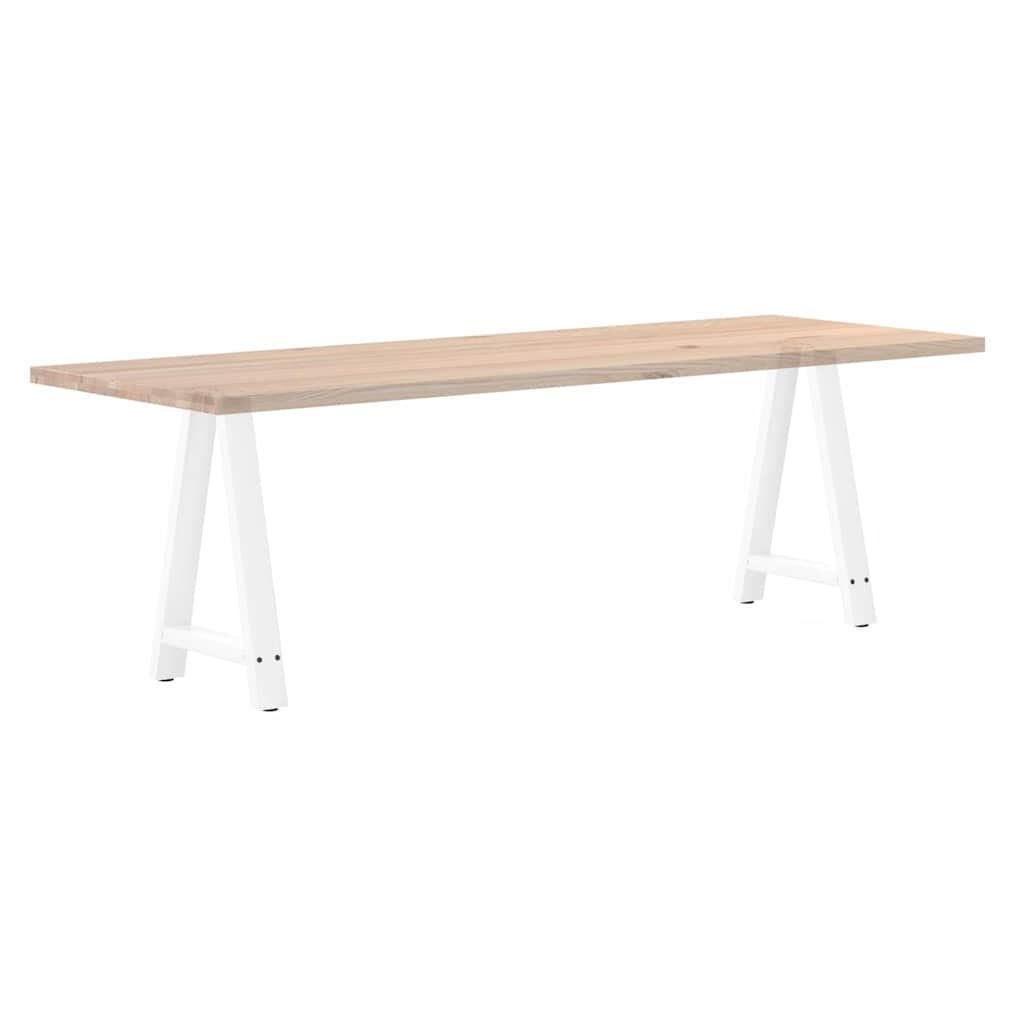 2 db fehér A-alakú étkezőasztal láb 50 x (72-73) cm acél étkezőasztal láb