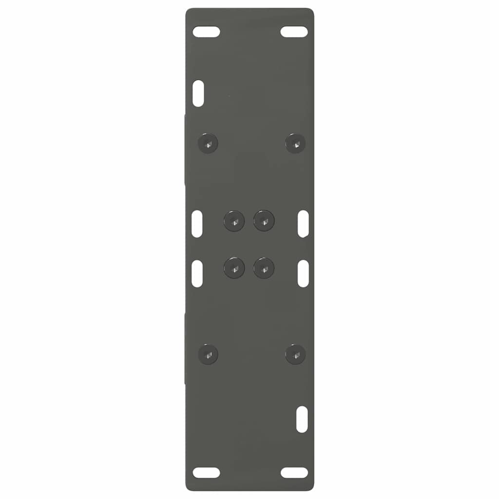 2 db antracitszürke A-alakú acél étkezőasztal láb 50x(72-73) cm