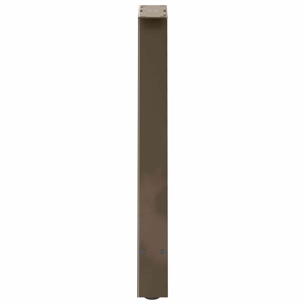 2 db A-alakú étkezőasztal láb 50x(72-73) cm acél