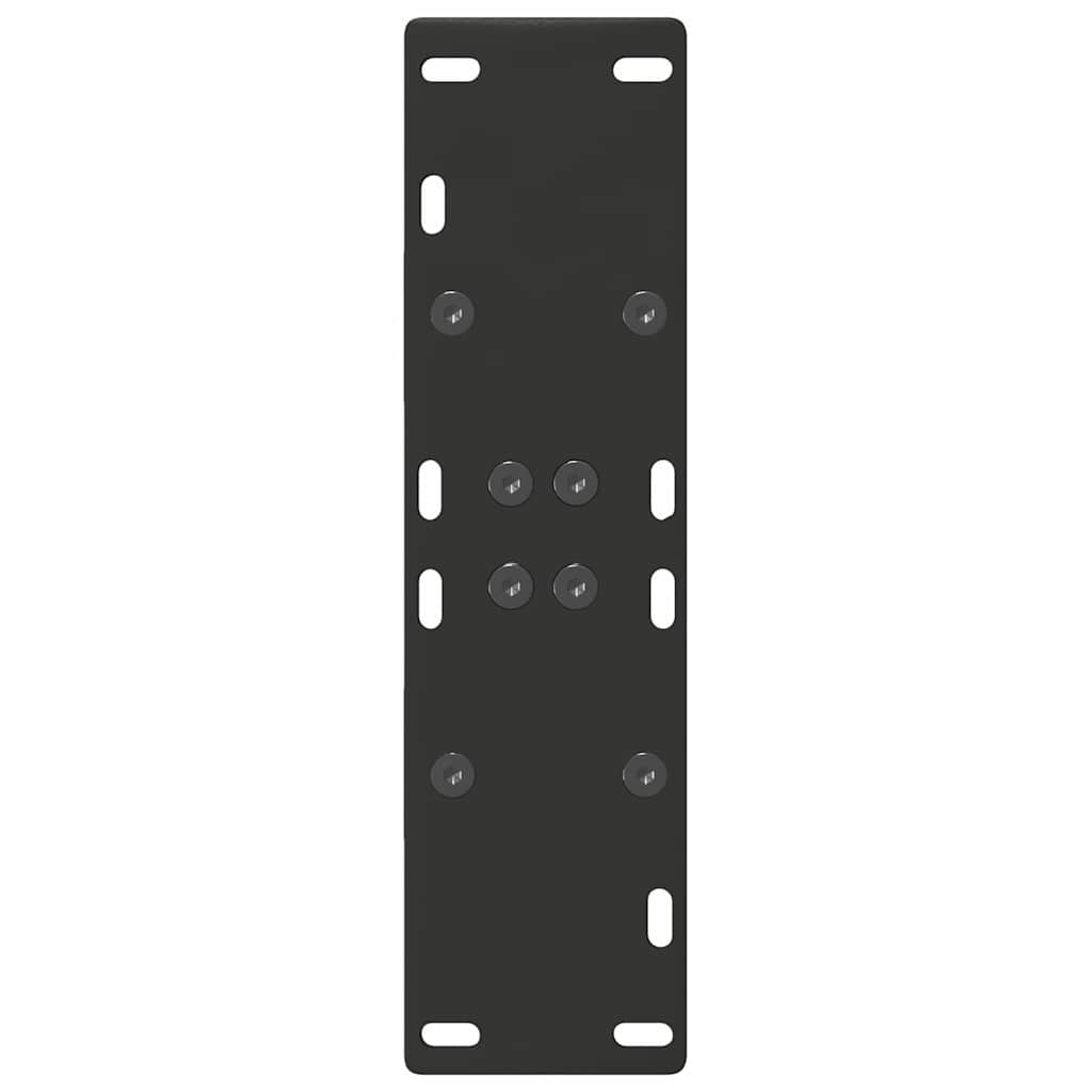 2 db A-alakú étkezőasztal láb fekete 60 x (72-73) cm acél étkezőasztal láb