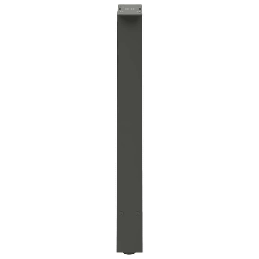 2 db antracitszürke A-alakú étkezőasztal láb 60x(72-73) cm acél étkezőasztal láb