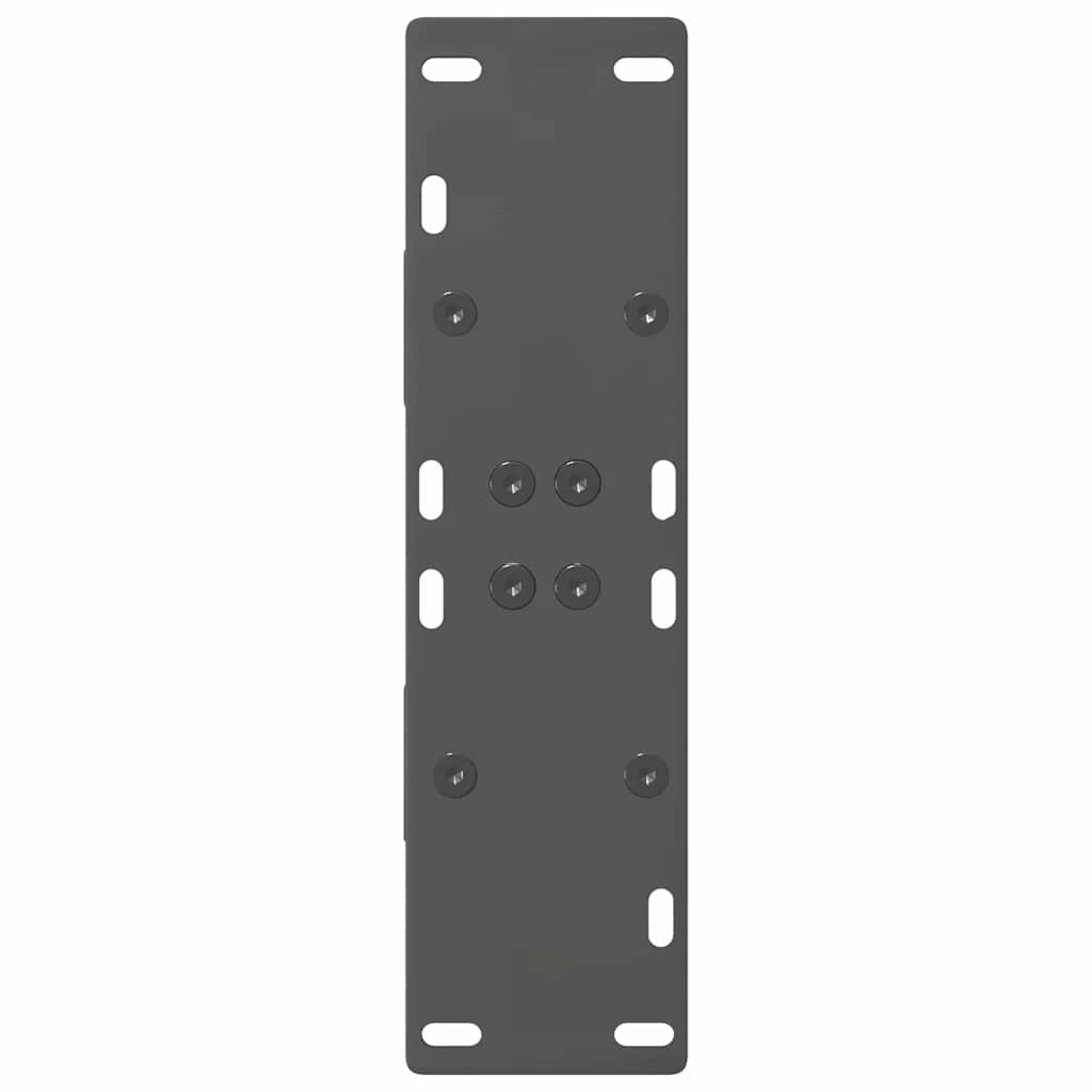 2 db antracitszürke A-alakú étkezőasztal láb 60x(72-73) cm acél étkezőasztal láb