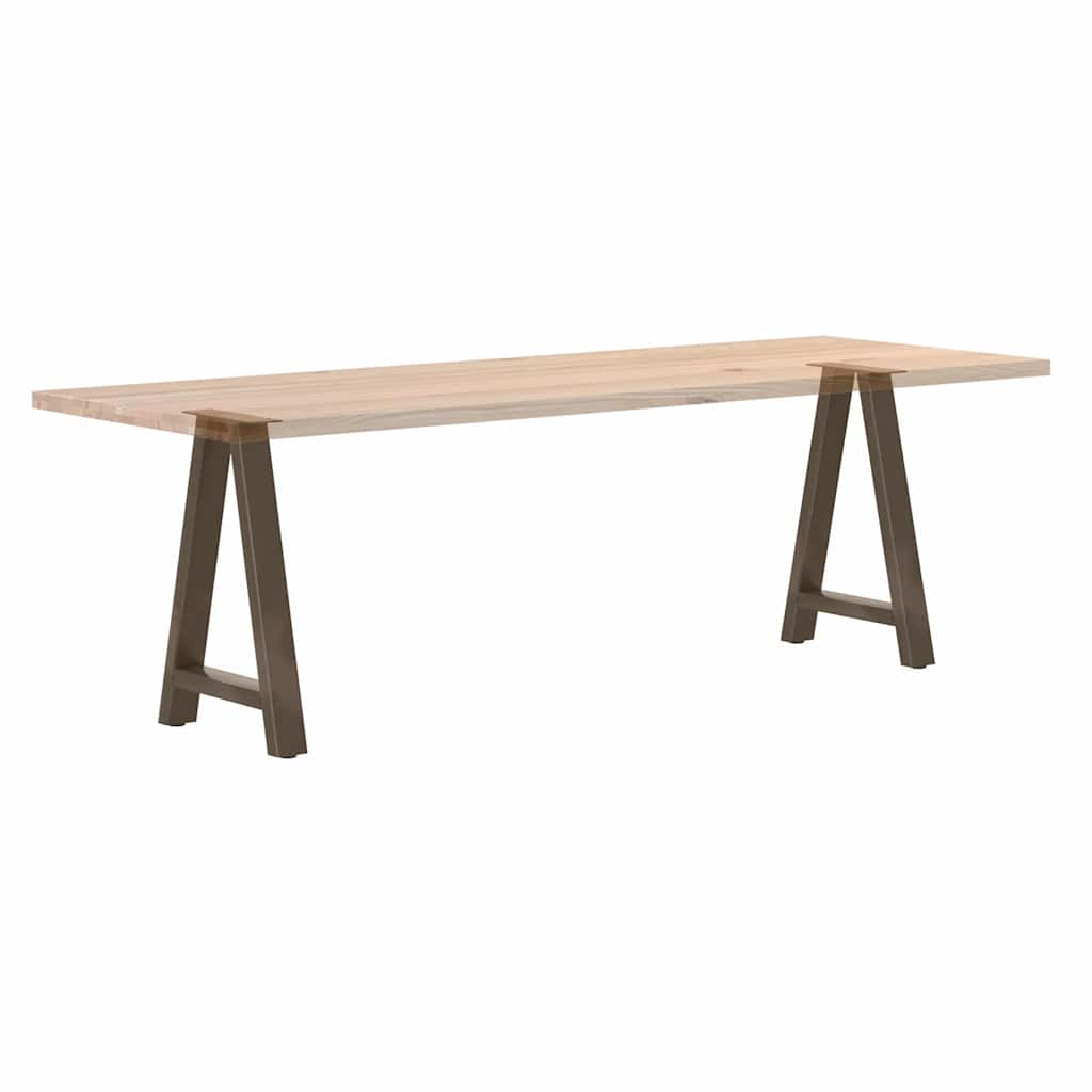 2 db A-alakú étkezőasztal láb 60x(72-73) cm acél