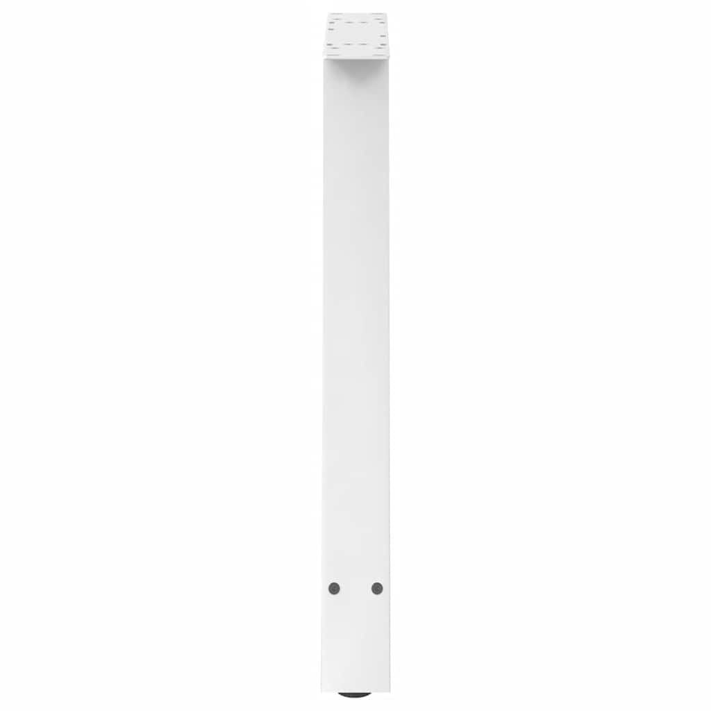 2 db fehér A-alakú étkezőasztal láb 70 x (72-73) cm acél étkezőasztal láb