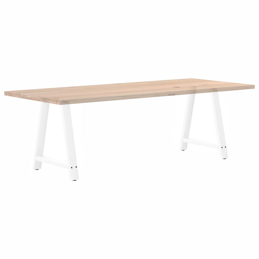 2 db fehér A-alakú étkezőasztal láb 70 x (72-73) cm acél étkezőasztal láb