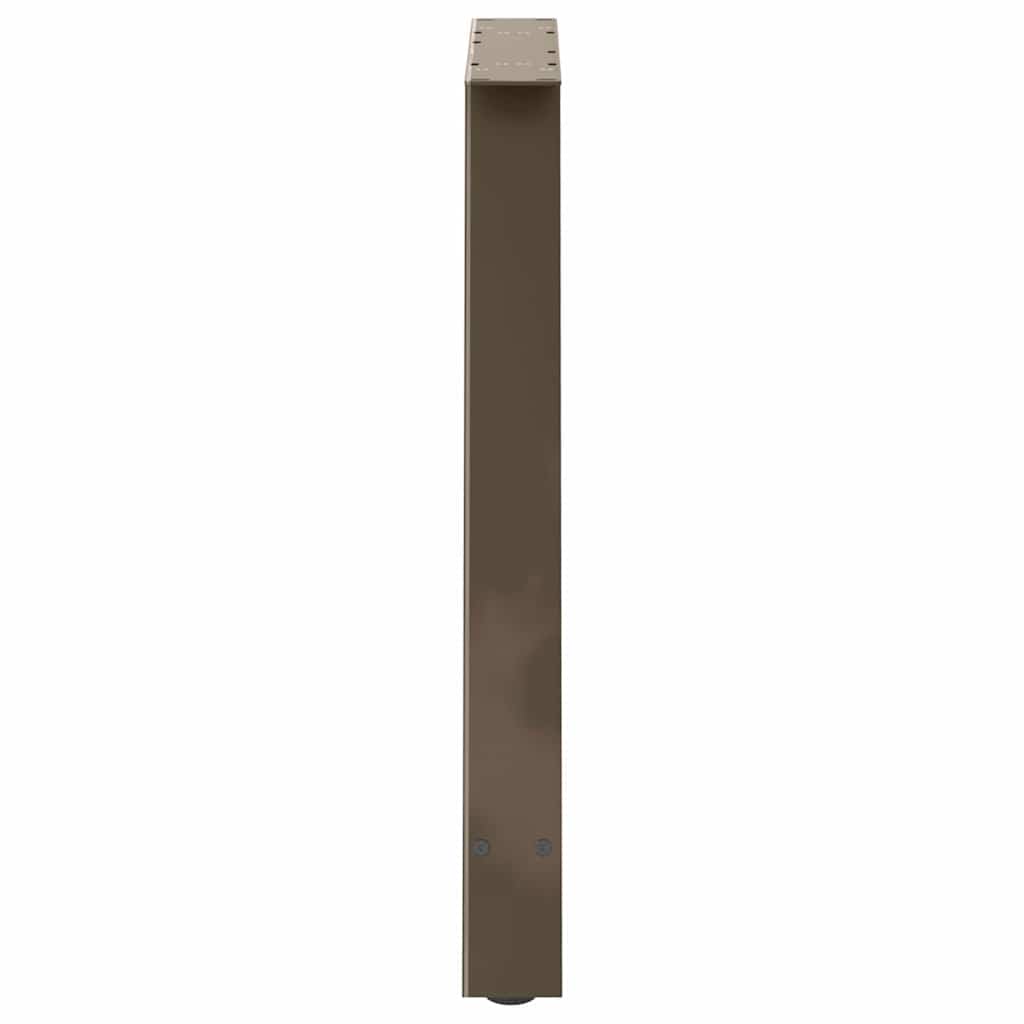 2 db A-alakú étkezőasztal láb 70x(72-73) cm acél