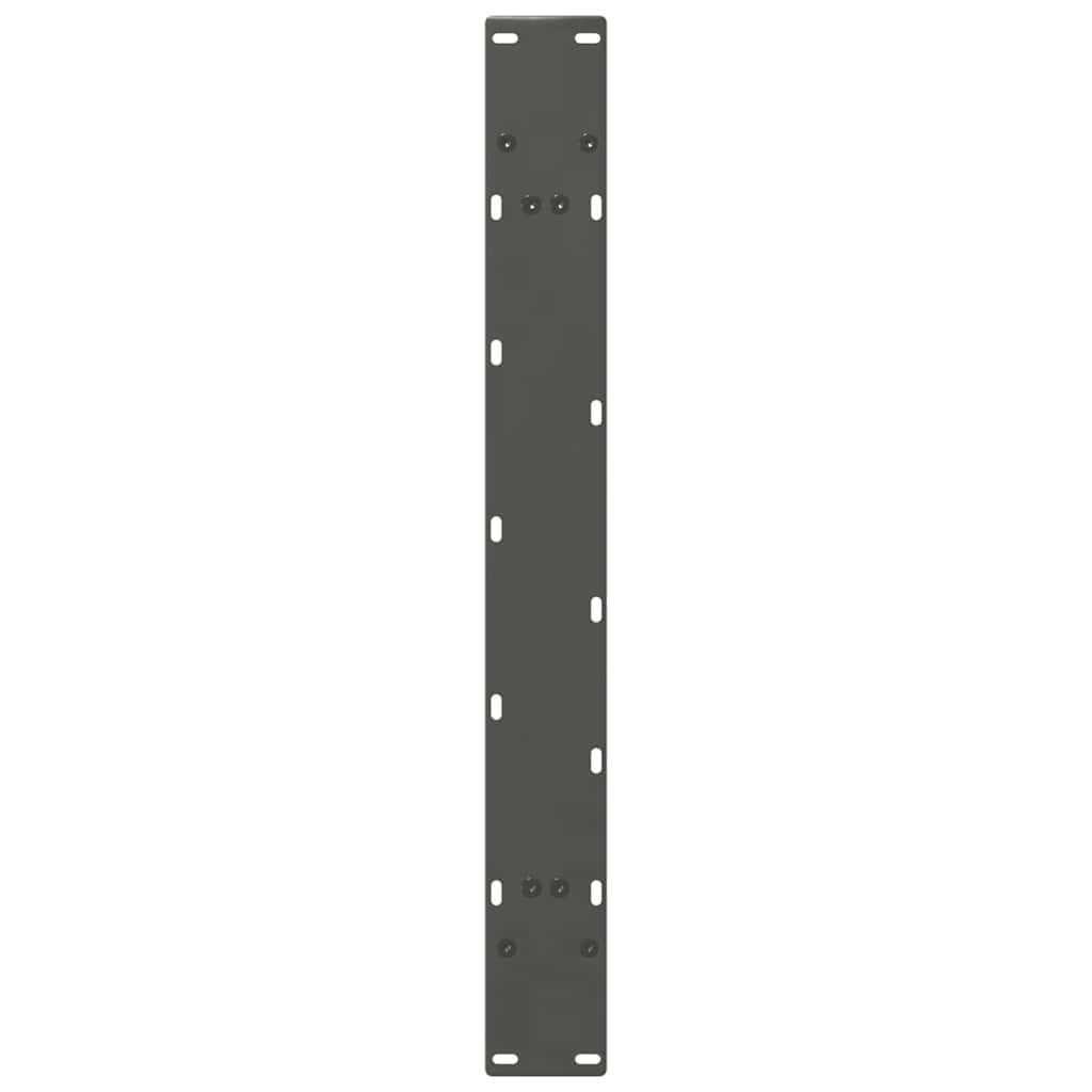 2 db antracitszürke A-alakú étkezőasztal láb 90 x (72-73) cm acél étkezőasztal láb