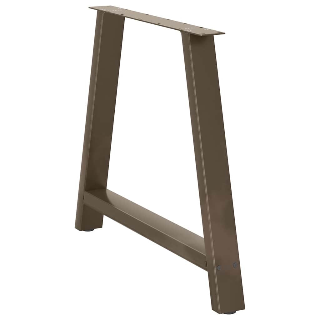 2 db A-alakú étkezőasztal láb 90 x (72-73) cm acél