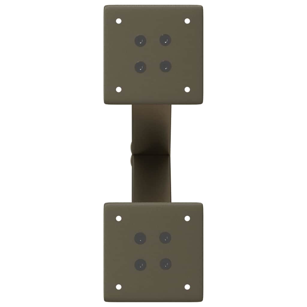 2 db X alakú natúr acél dohányzóasztal láb 30x(30-31) cm