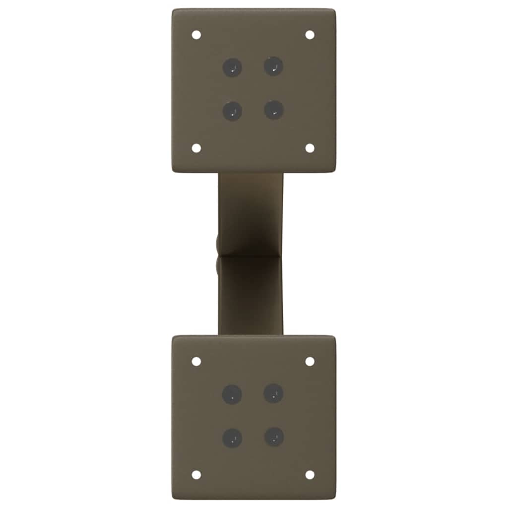 2 db X alakú natúr acél dohányzóasztal láb 37x(30-31) cm