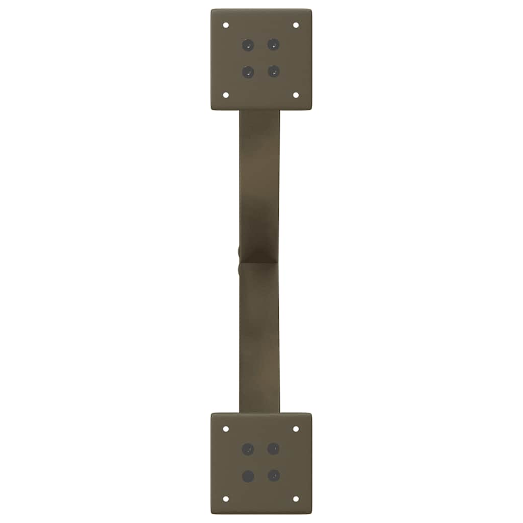 2 db X alakú natúr acél dohányzóasztal láb 50x(30-31) cm