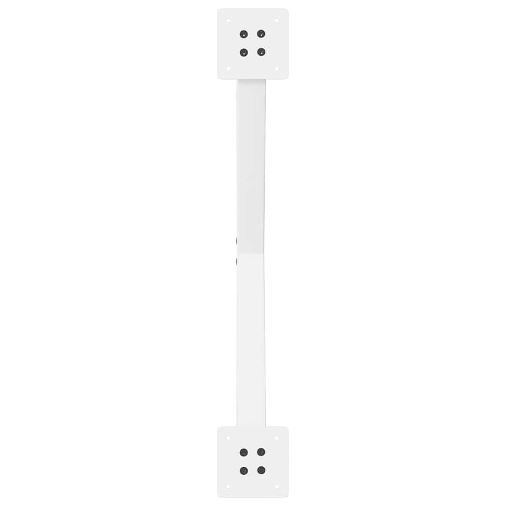 2 db fehér, X alakú dohányzóasztal láb 70 x (30-31) cm acél