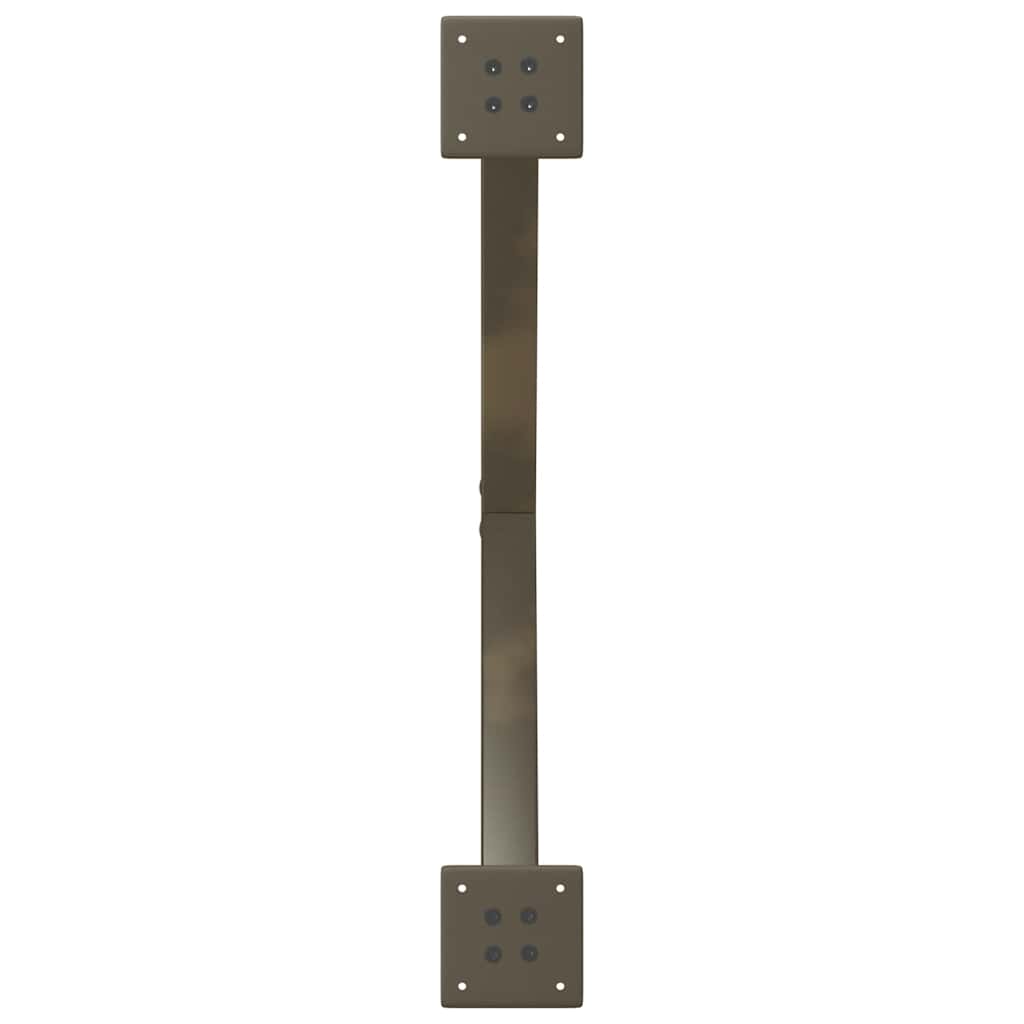 2 db X alakú natúr acél dohányzóasztal láb 70x(30-31) cm