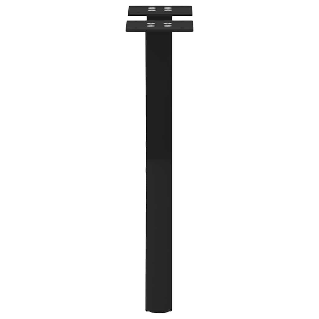 2 db fekete, X alakú acél dohányzóasztal láb 28 x (42-43) cm
