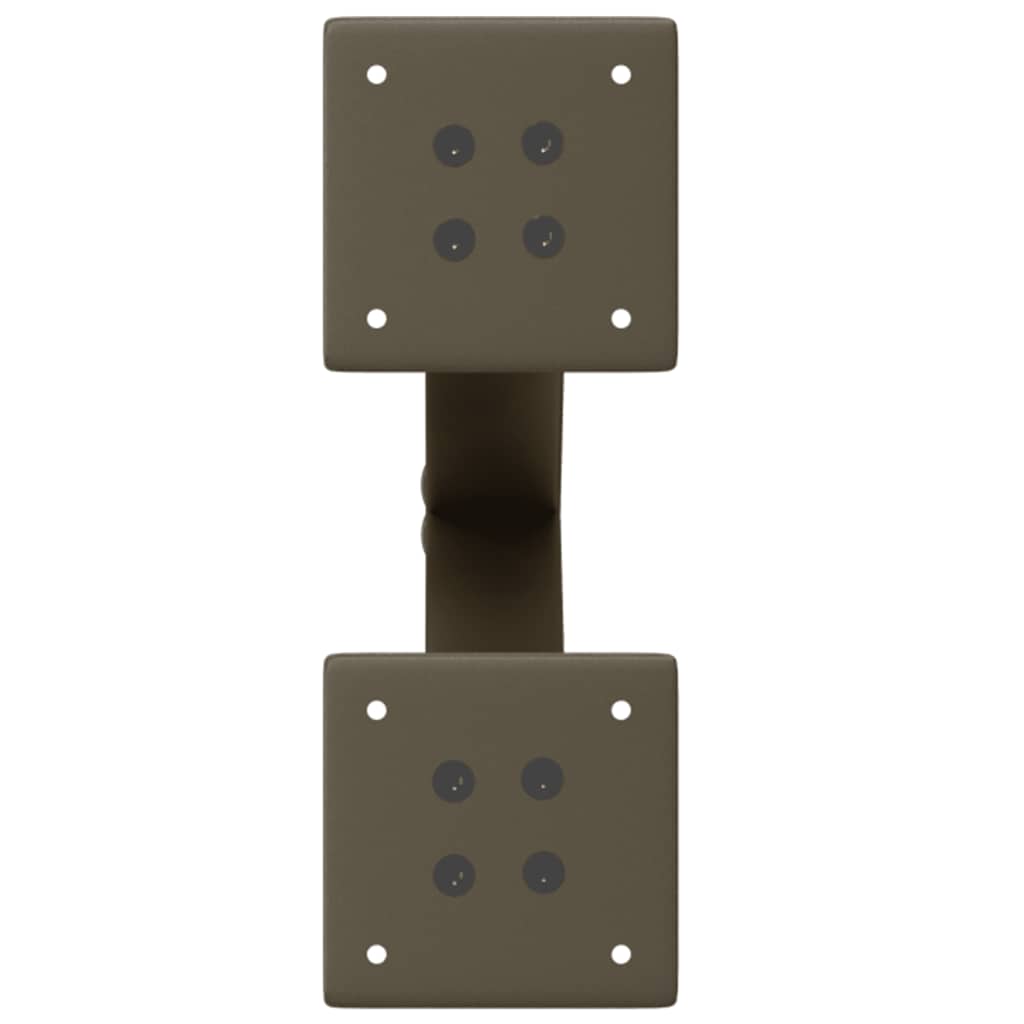 2 db X alakú natúr acél dohányzóasztal láb 38x(42-43) cm