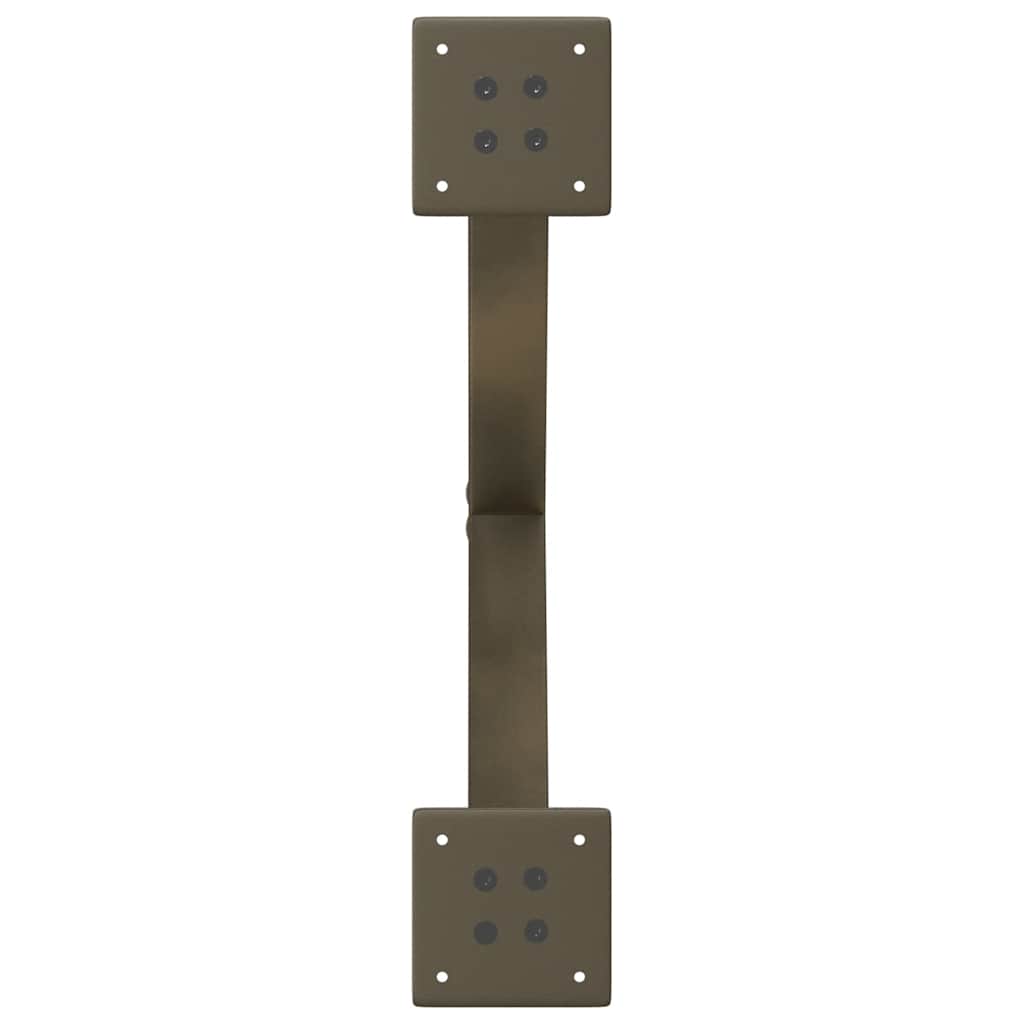 2 db X alakú étkezőasztal láb natúr acélból 57 x (72-73) cm acél