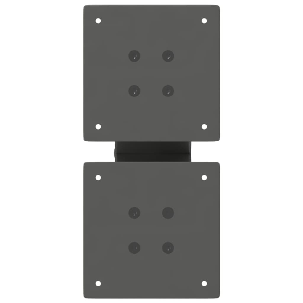 2 db antracitszürke X alakú acél dohányzóasztal láb 30x(30-31) cm