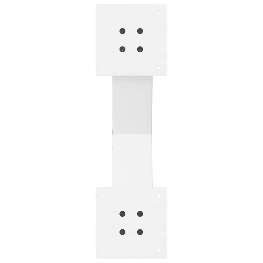 2 db fehér, X alakú acél dohányzóasztal láb 60 x (30-31) cm