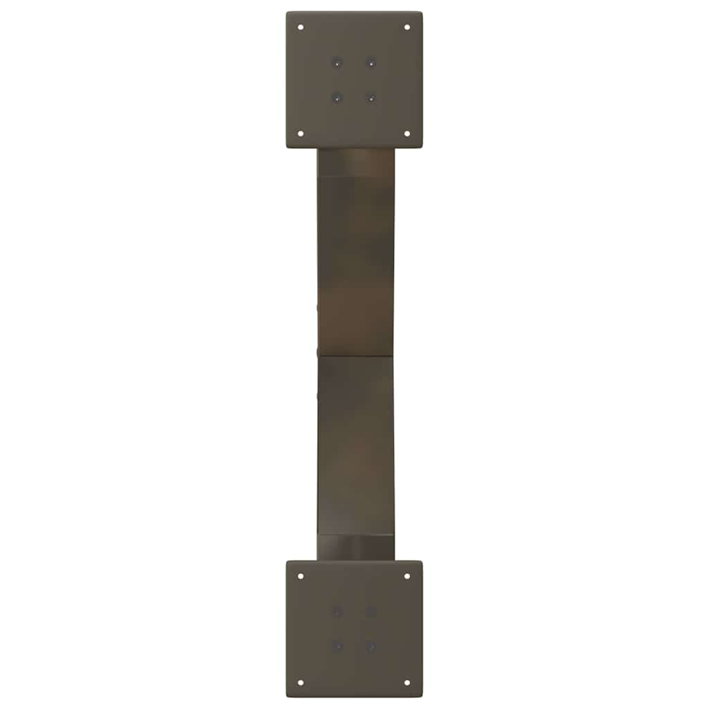 2 db X alakú natúr acél dohányzóasztal láb 70x(30-31) cm