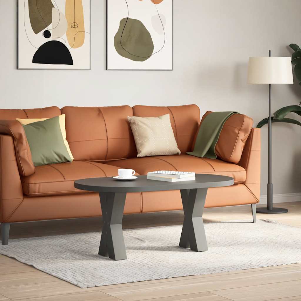 2 db antracitszürke X-alakú acél dohányzóasztal láb 28 x (42-43) cm