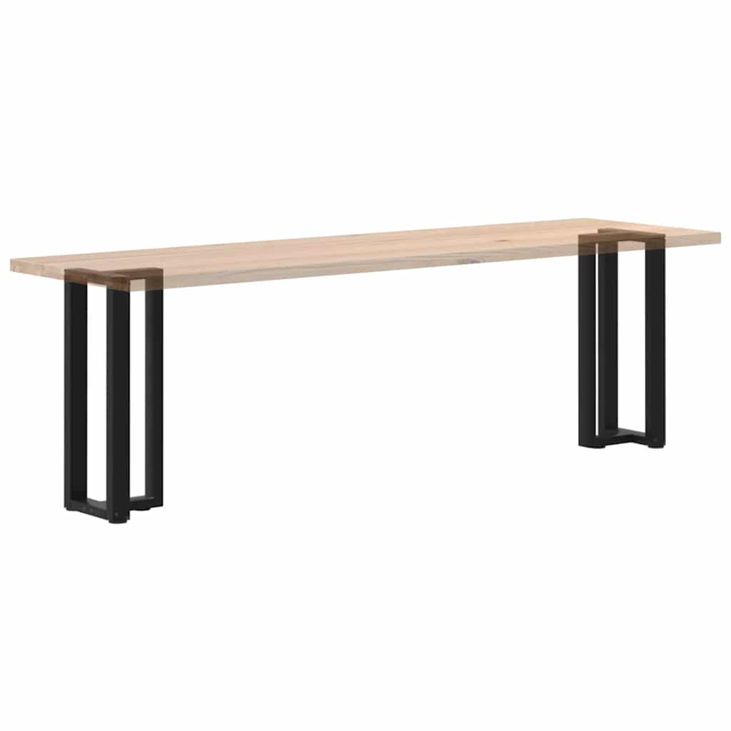 2 db fekete, T-alakú acél konzolasztal láb 38x25x(72-73) cm