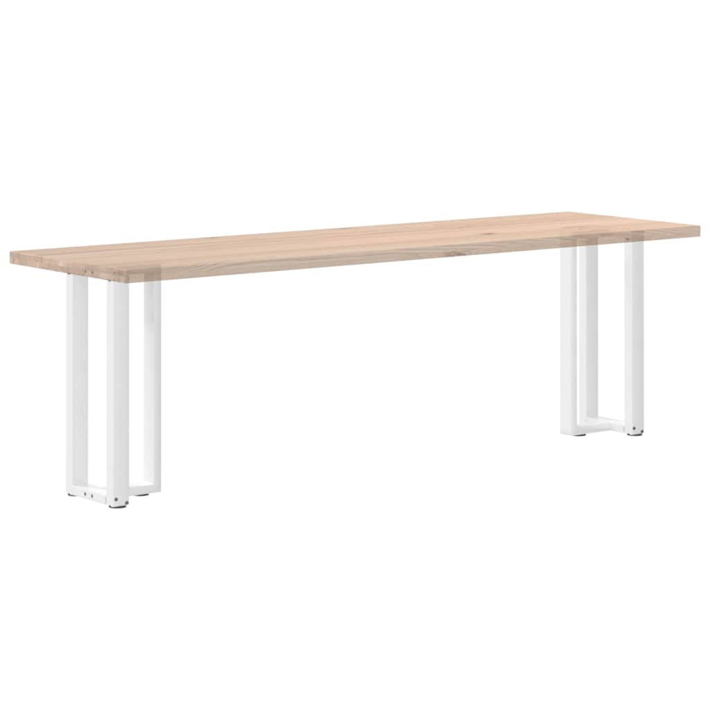 2 db fehér, T-alakú acél konzolasztal láb 38x25x(72-73) cm