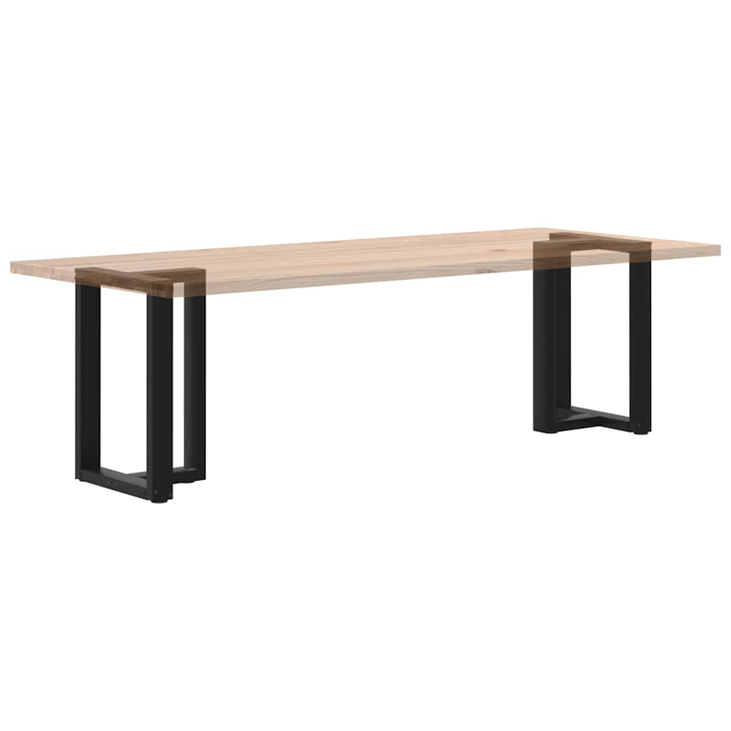 2 db fekete, T-alakú acél étkezőasztal láb 60x35x(72-73) cm