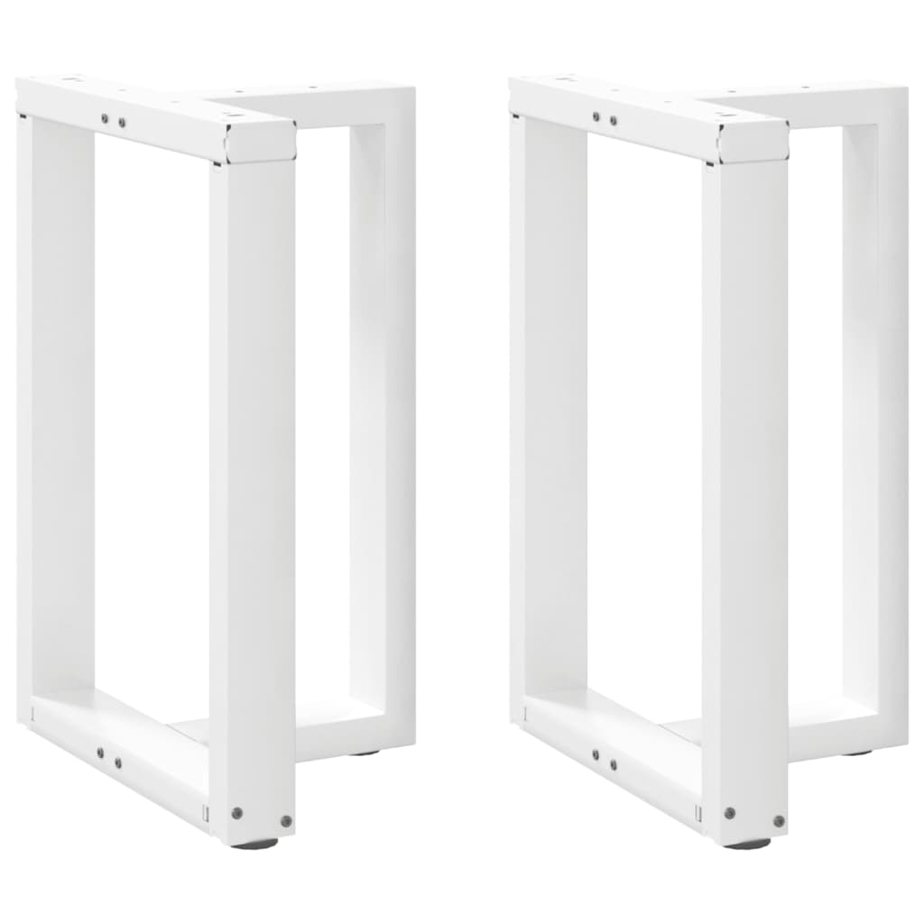 2 db fehér, T-alakú étkezőasztal láb 60x35x(72-73) cm acél étkezőasztal