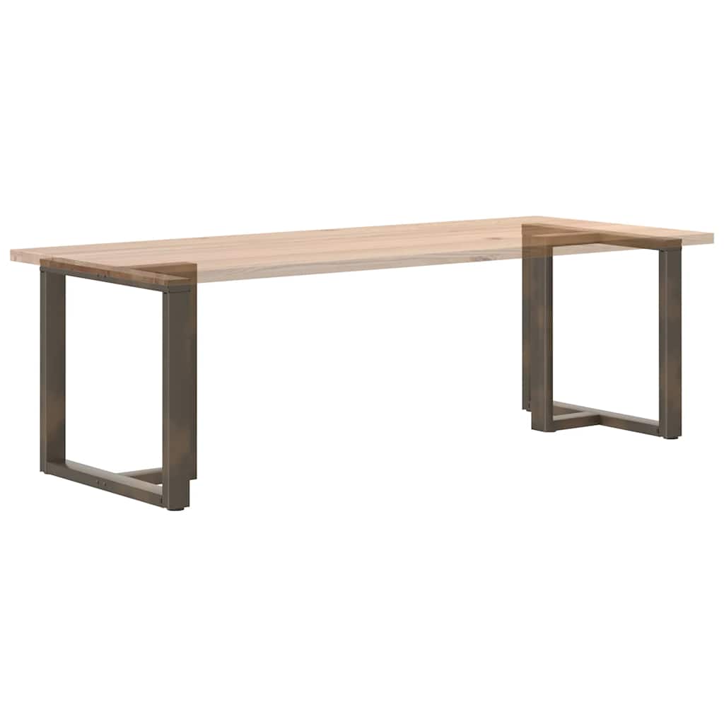 2 db fekete, T-alakú acél étkezőasztal láb 70x35x(72-73) cm