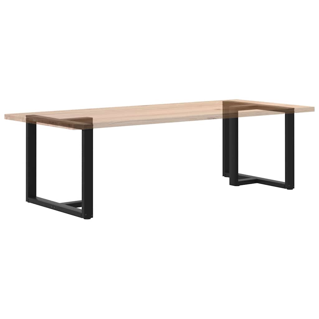 2 db fekete, T-alakú étkezőasztal láb 90x35x(72-73) cm acél étkezőasztal