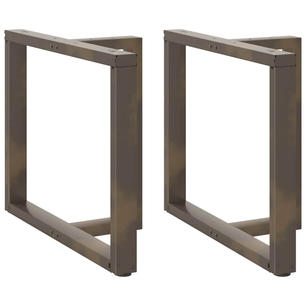 2 db fekete, T-alakú étkezőasztal láb 90x35x(72-73) cm acél étkezőasztal